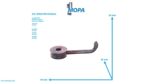 OIL SPRAYER NOZZLE - 12163269 suitable for MWM & Deutz engines OIL SPRAYER NOZZLE - 12163269 suitable for MWM & Deutz engines
