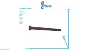 CYLINDER SCREW - 200912005000 suitable for MTU engines