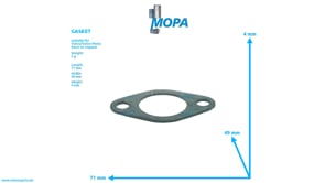 GASKET - 20405825 suitable for Volvo/Volvo Penta engines