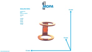 SEALING RING - 3520780080 suitable for MTU engines
