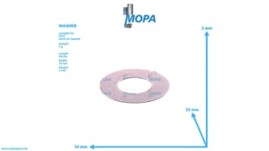 WASHER - 3669900240 suitable for MTU engines