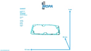 GASKET - 5000610080 suitable for MTU engines
