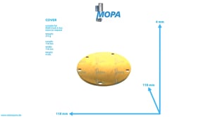 COVER - 50065120028 suitable for MAN D-engines