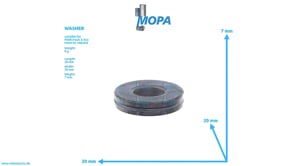 WASHER - 51907100371 suitable for MAN D engines