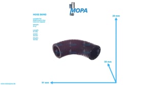 HOSE BEND - 51963010082 suitable for MAN D-engines HOSE BEND - 51963010082 suitable for MAN D-engines