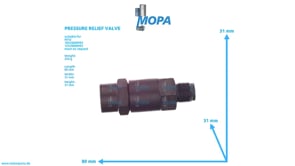 PRESSURE RELIEF VALVE - 5320700146 suitable for MTU engines