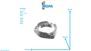 FLANGE - 5372010239 suitable for MTU engines FLANGE - 5372010239 suitable for MTU engines