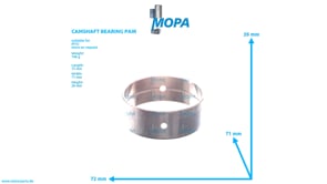 CAMSHAFT BEARING PAIR - 5500511910 suitable for MTU engines CAMSHAFT BEARING PAIR - 5500511910 suitable for MTU engines