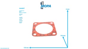 GASKET - 5582031580 suitable for MTU engines