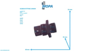 SCREW-FITTING UNION - 5599972772 suitable for MTU engines