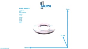 SCHEIBE - 5801880152 passend für MTU Motoren