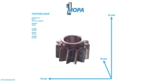 ZAHNRAD - 5812040038 passend für MTU Motoren