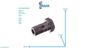 HOLLOW SCREW - 700223008000 suitable for MTU engines