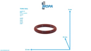 TORIC SEAL - 700429016003 suitable for MTU engines TORIC SEAL - 700429016003 suitable for MTU engines