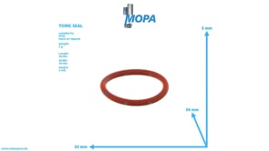 TORIC SEAL - 700429028004 suitable for MTU engines TORIC SEAL - 700429028004 suitable for MTU engines
