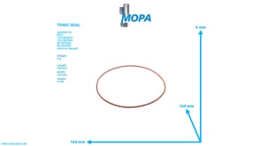 TORIC SEAL - 700429160002 suitable for MTU engines