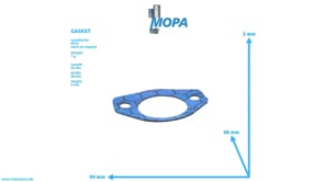 GASKET - 8381880280 suitable for MTU engines GASKET - 8381880280 suitable for MTU engines