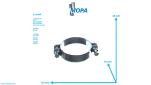 CLAMP - 900288092004 suitable for MTU engines