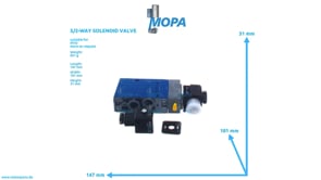 5/2-WAY SOLENOID VALVE - 0049978736 suitable for MTU engines 5/2-WAY SOLENOID VALVE - 0049978736 suitable for MTU engines
