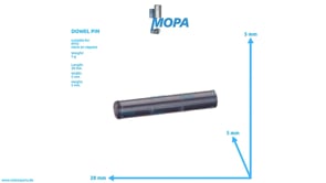 DOWEL PIN - 006325005103 suitable for MTU engines