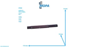 STUD - 01100580 suitable for MWM & Deutz engines