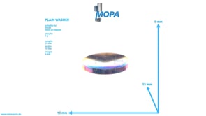 PLAIN WASHER - 01102347 suitable for Deutz engines