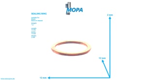 SEALING RING - 01118935 suitable for Deutz engines