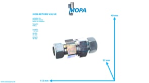 RUECKSCHLAGVENTIL - 01144466 passend für MWM & Deutz Motoren