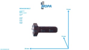 HEXAGON BOLT - 01148234 suitable for Deutz engines