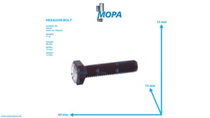 HEXAGON BOLT - 01148241 suitable for Deutz engines