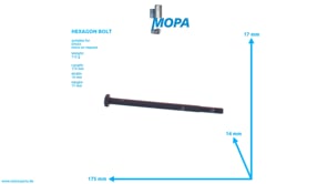 HEXAGON BOLT - 01148388 suitable for Deutz engines