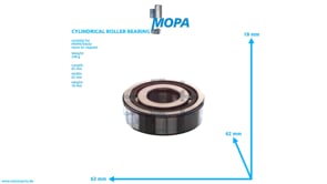 CYLINDRICAL ROLLER BEARING - 01151218 suitable for MWM & Deutz engines