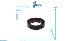 ROTARY SHAFT LIP SEAL - 01160751 suitable for Deutz engines