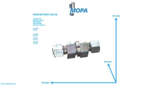RUECKSCHLAGVENTIL - 01266035 passend für MWM & Deutz Motoren