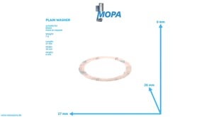 PLAIN WASHER - 01288005 suitable for Deutz engines