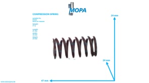 COMPRESSION SPRING - 01308524 suitable for Deutz engines
