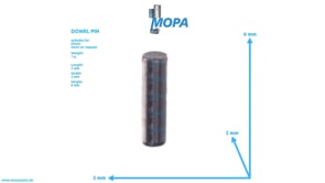 DOWEL PIN - 01321090 suitable for Deutz engines
