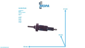 GLOW PLUG - 0250001016 suitable for Bosch engines GLOW PLUG - 0250001016 suitable for Bosch engines