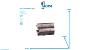 SLOTTED ROUND NUT - 03317867 suitable for MWM & Deutz engines SLOTTED ROUND NUT - 03317867 suitable for MWM & Deutz engines