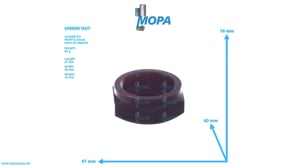 UNION NUT - 04002640 suitable for MWM & Deutz engines