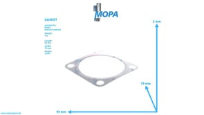 GASKET - 04283598 suitable for Deutz engines