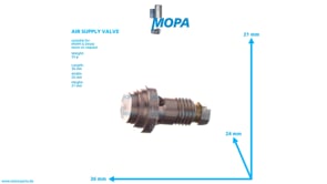 AIR SUPPLY VALVE - 12028170 suitable for MWM & Deutz engines