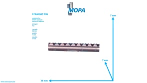 STRAIGHT PIN - 12277882 suitable for MWM & Deutz engines