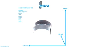 PLEUELLAGERSATZ - 21034608 passend für Volvo/Volvo Penta Motoren