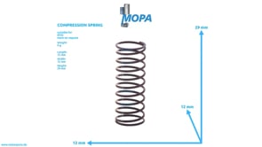 DRUCKFEDER - 5039930101 passend für MTU Motoren