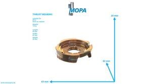 THRUST BEARING - 5100200212 suitable for MTU engines THRUST BEARING - 5100200212 suitable for MTU engines