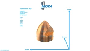 TENSIONING NUT - 51906850039 suitable for MAN D engines