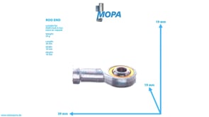 ROD END - 51953010025 suitable for MAN D engines