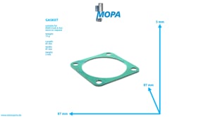 GASKET - 51966010482 suitable for MAN D engines