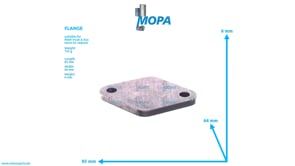 FLANGE - 51981120243 suitable for MAN D-engines